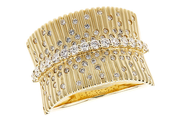 14K Yellow Gold Diamond Anniversary Band