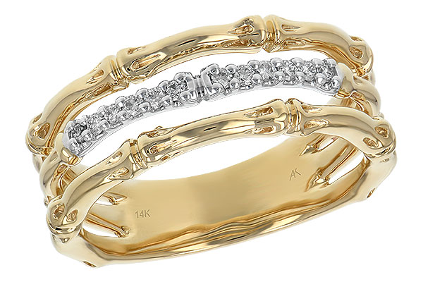 14K Two-Tone Diamond Anniversary Band
