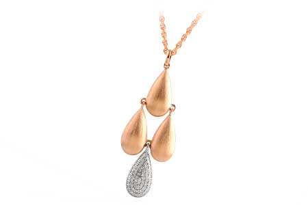 14K Two-Tone Diamond Necklace