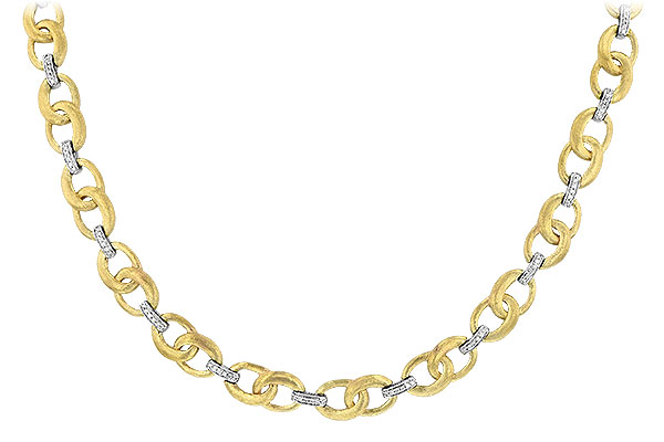 14K Two-Tone Diamond Necklace