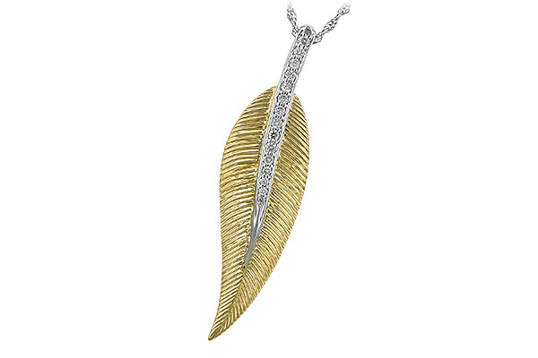 14K Two-Tone Diamond Necklace