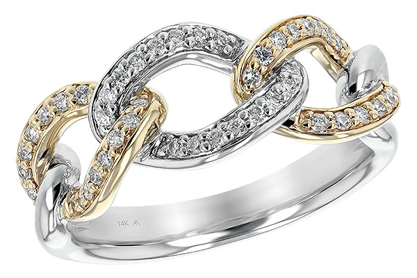 14K Two-Tone Diamond Anniversary Band