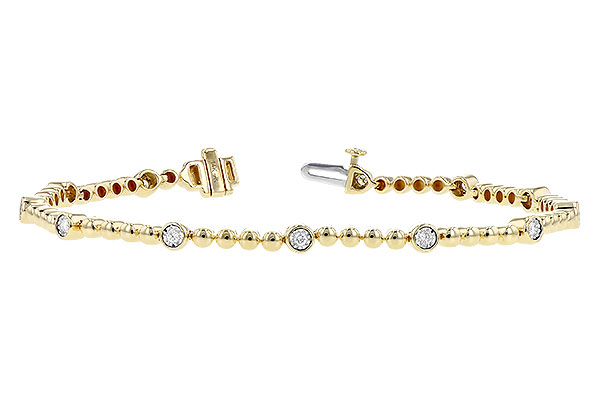 14K Yellow Gold Diamond Bracelet