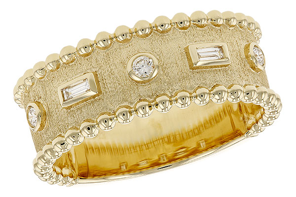 14K Yellow Gold Diamond Anniversary Band