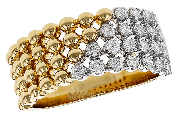 14K Two-Tone Diamond Anniversary Band