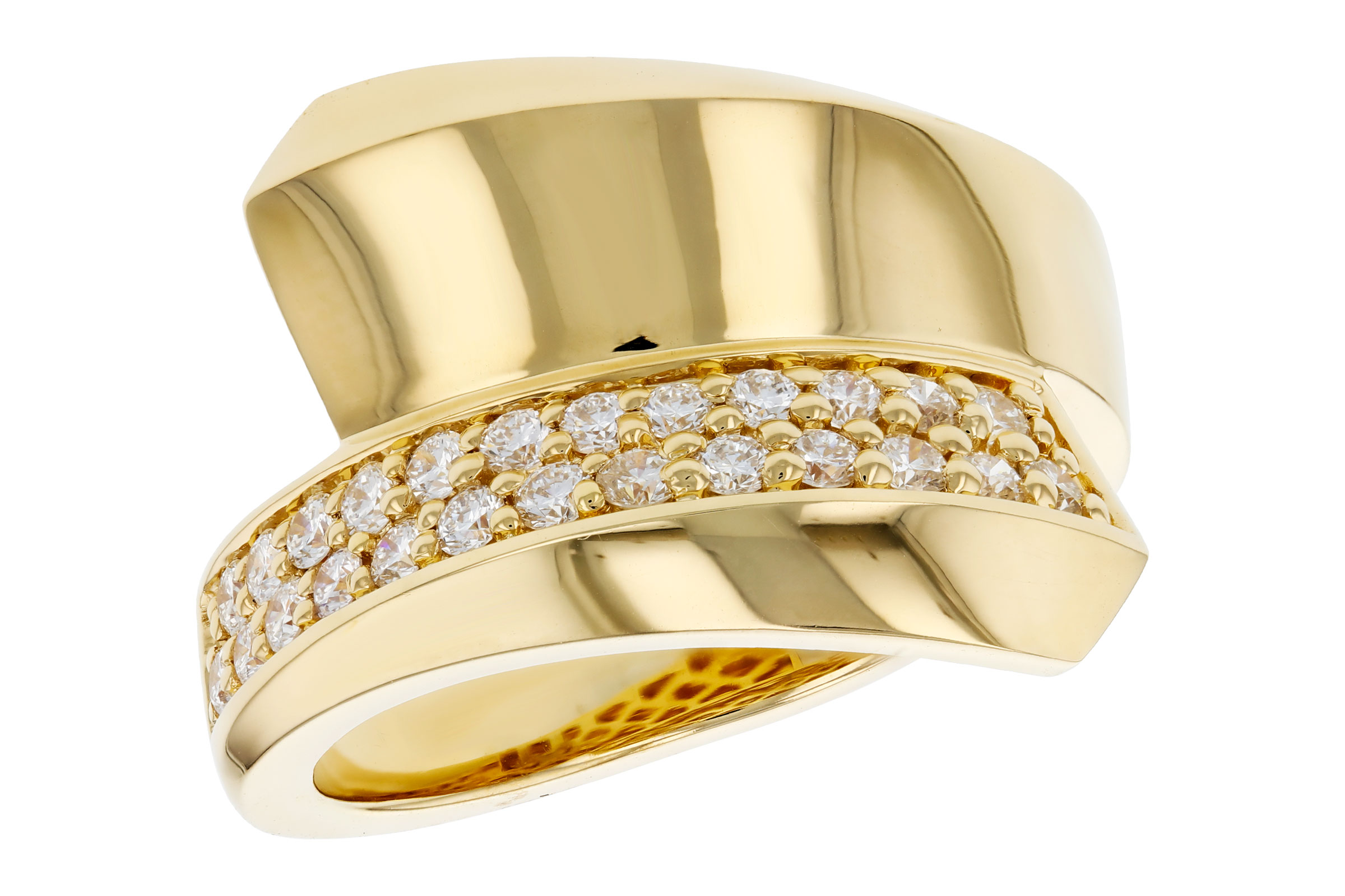 14K Yellow Gold Diamond Ring