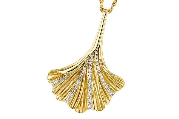 14K Yellow Gold Diamond Necklace