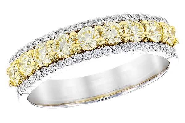 14K Two-Tone Diamond Anniversary Band