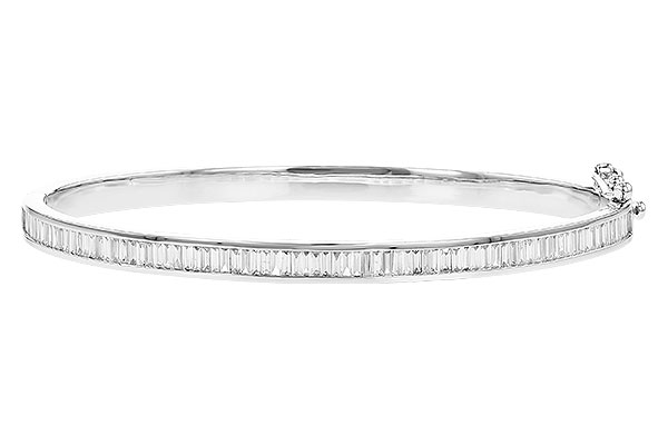 14K White Gold Diamond Bracelet
