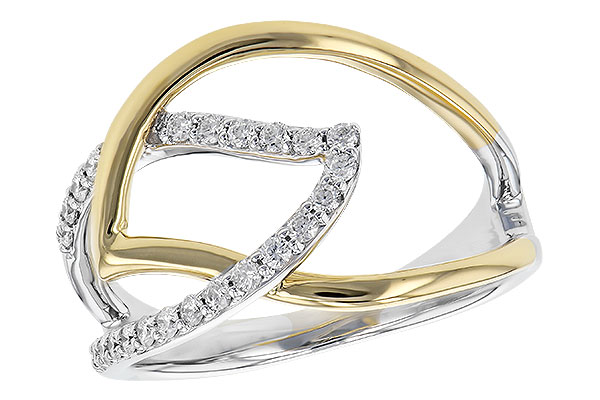 14K Two-Tone Diamond Ring