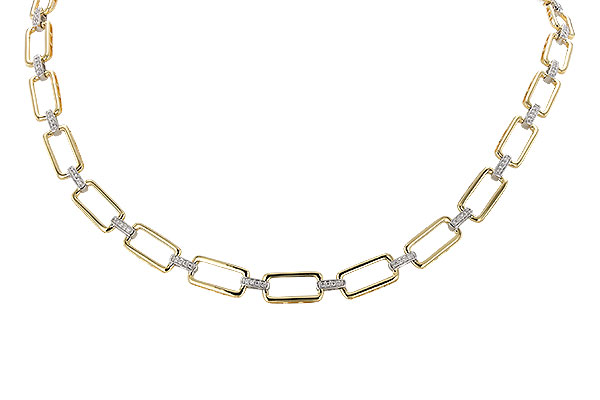 14K Two-Tone Diamond Necklace