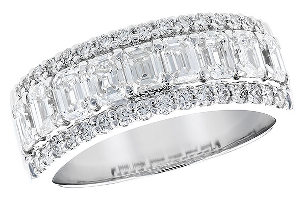 14K White Gold Diamond Anniversary Band