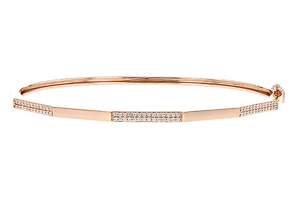 14K Rose Gold Diamond Bracelet