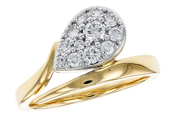 14K Two-Tone Diamond Ring