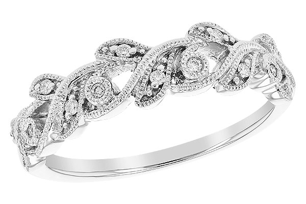 14K White Gold Diamond Anniversary Band