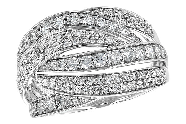 14K White Gold Diamond Anniversary Band