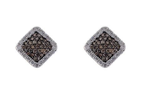 14K Yellow Gold Diamond Earrings