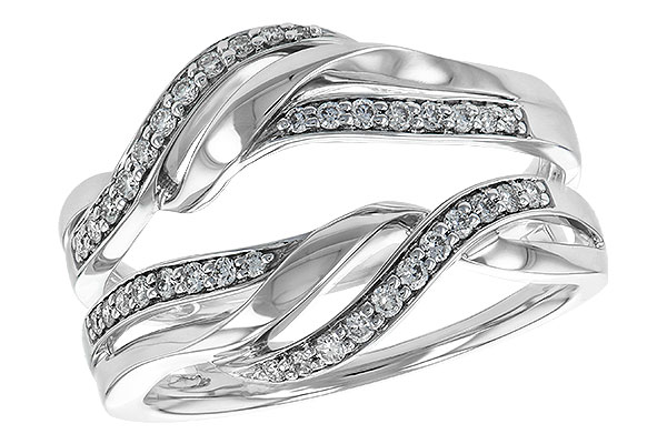 14K White Gold Diamond Ring Enhancer