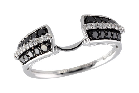 14K White Gold Diamond Ring Enhancer
