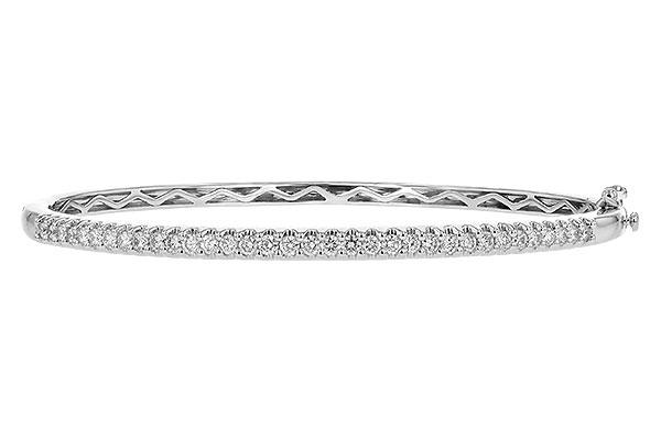 14K White Gold Diamond Bracelet