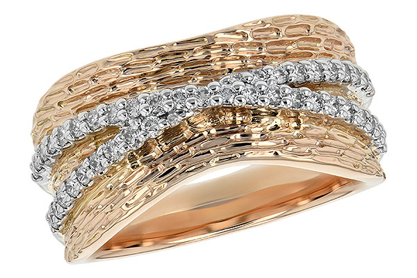 14K Two-Tone Diamond Anniversary Band