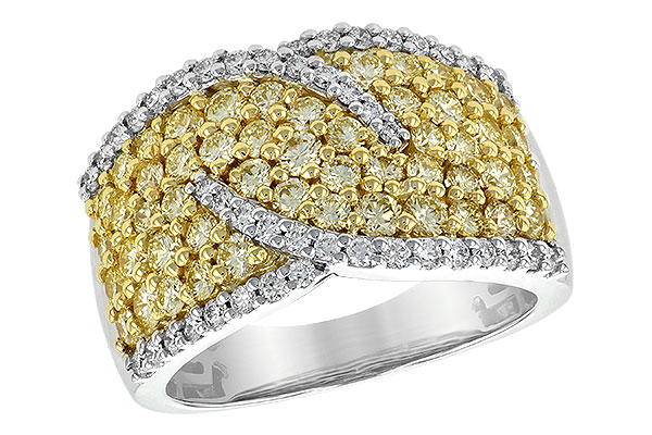 14K Two-Tone Diamond Anniversary Band