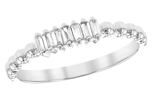 14K White Gold Diamond Ring