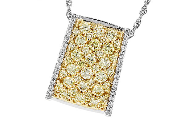 14K Two-Tone Diamond Necklace