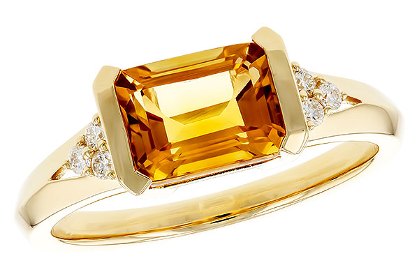 14K Yellow Gold Citrine Ring