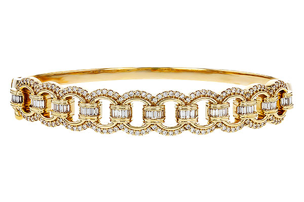14K Yellow Gold Diamond Bracelet