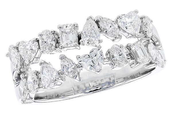 14K White Gold Diamond Anniversary Band