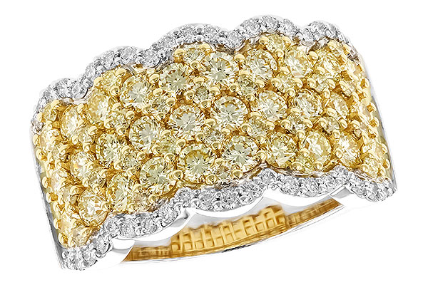 14K Two-Tone Diamond Anniversary Band