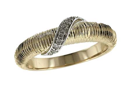 14K Two-Tone Diamond Ring
