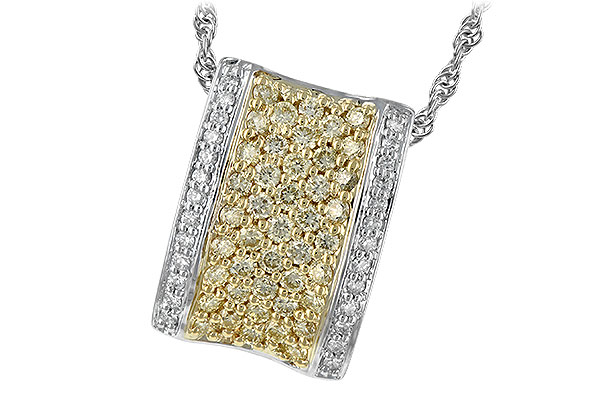 14K Two-Tone Diamond Necklace