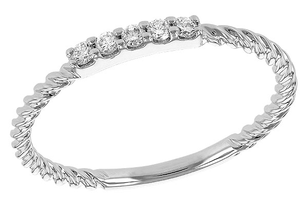 14K White Gold Diamond Ring