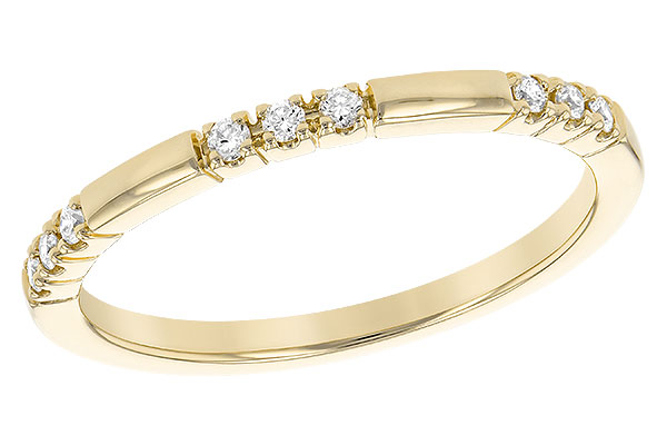 14K Yellow Gold Diamond Anniversary Band