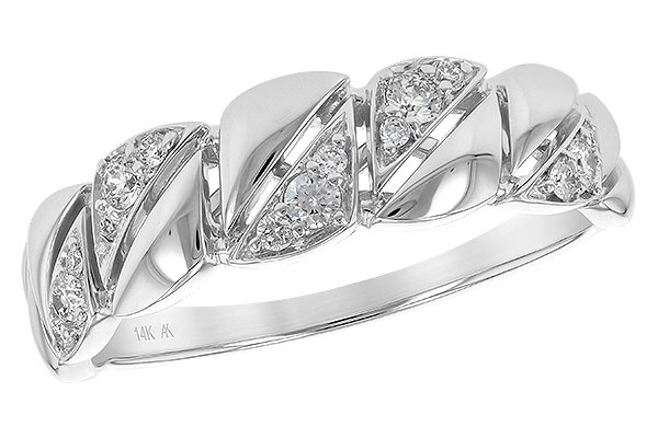 14K White Gold Diamond Anniversary Band