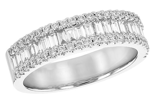 14K White Gold Diamond Anniversary Band