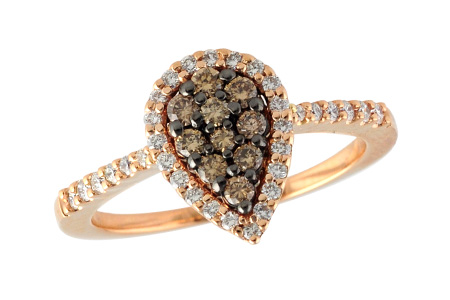 14K Rose Gold Diamond Ring