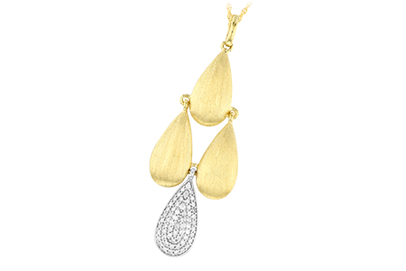 14K Two-Tone Diamond Necklace