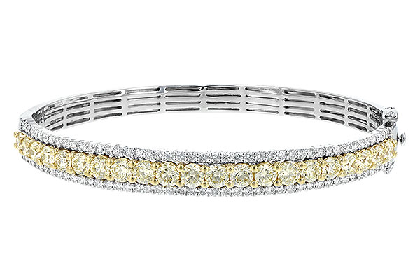 14K Two-Tone Diamond Bracelet