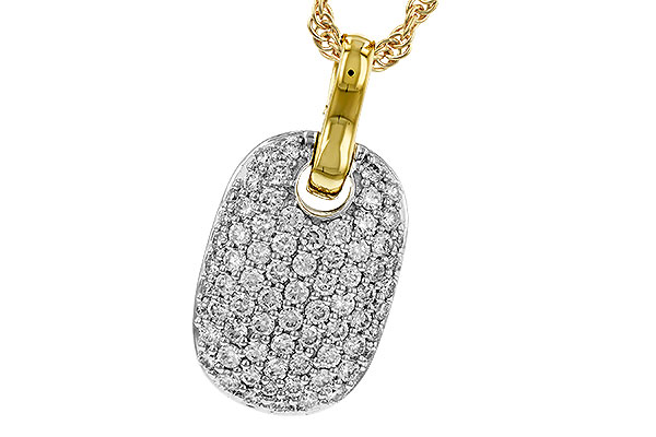 14K Two-Tone Diamond Necklace