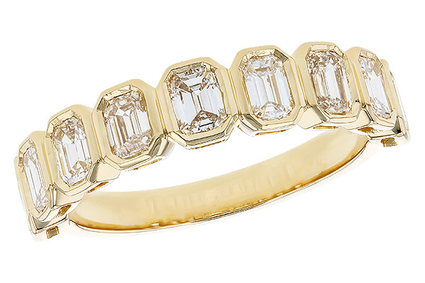 14K Yellow Gold Diamond Anniversary Band