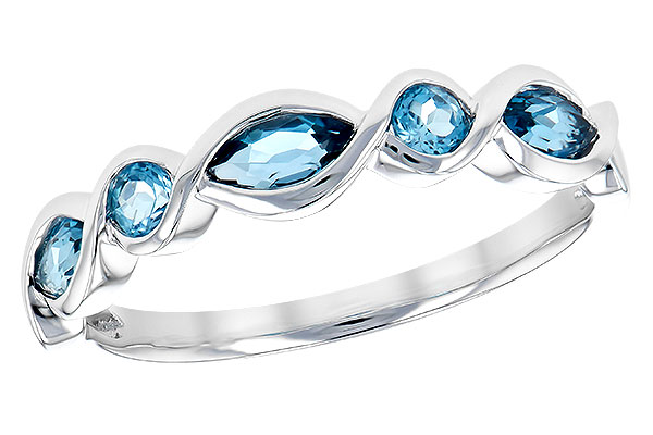 14K White Gold Ring
