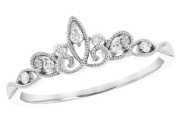 14K White Gold Diamond Anniversary Band