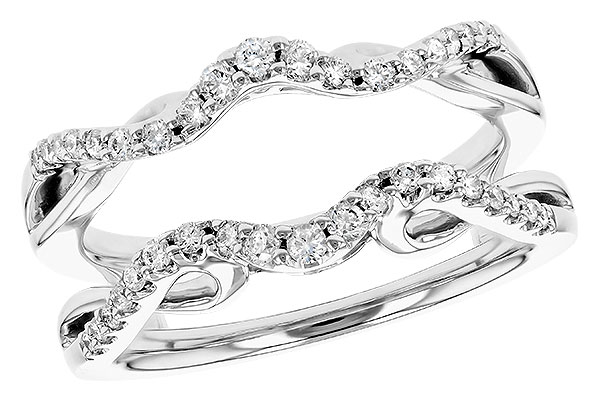14K White Gold Diamond Ring Enhancer