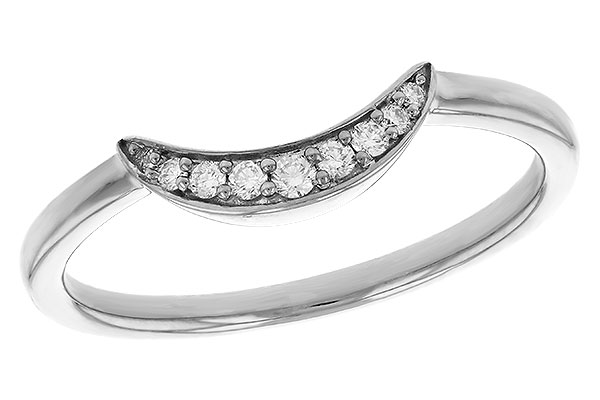 14K White Gold Diamond Ring Enhancer