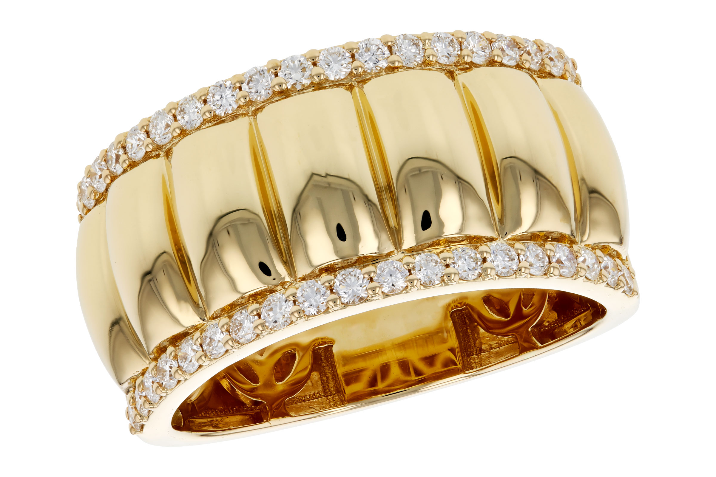 14K Yellow Gold Diamond Anniversary Band