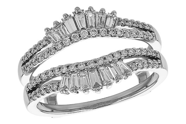 14K White Gold Diamond Ring Enhancer
