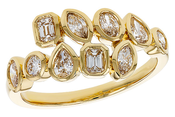14K Yellow Gold Diamond Ring
